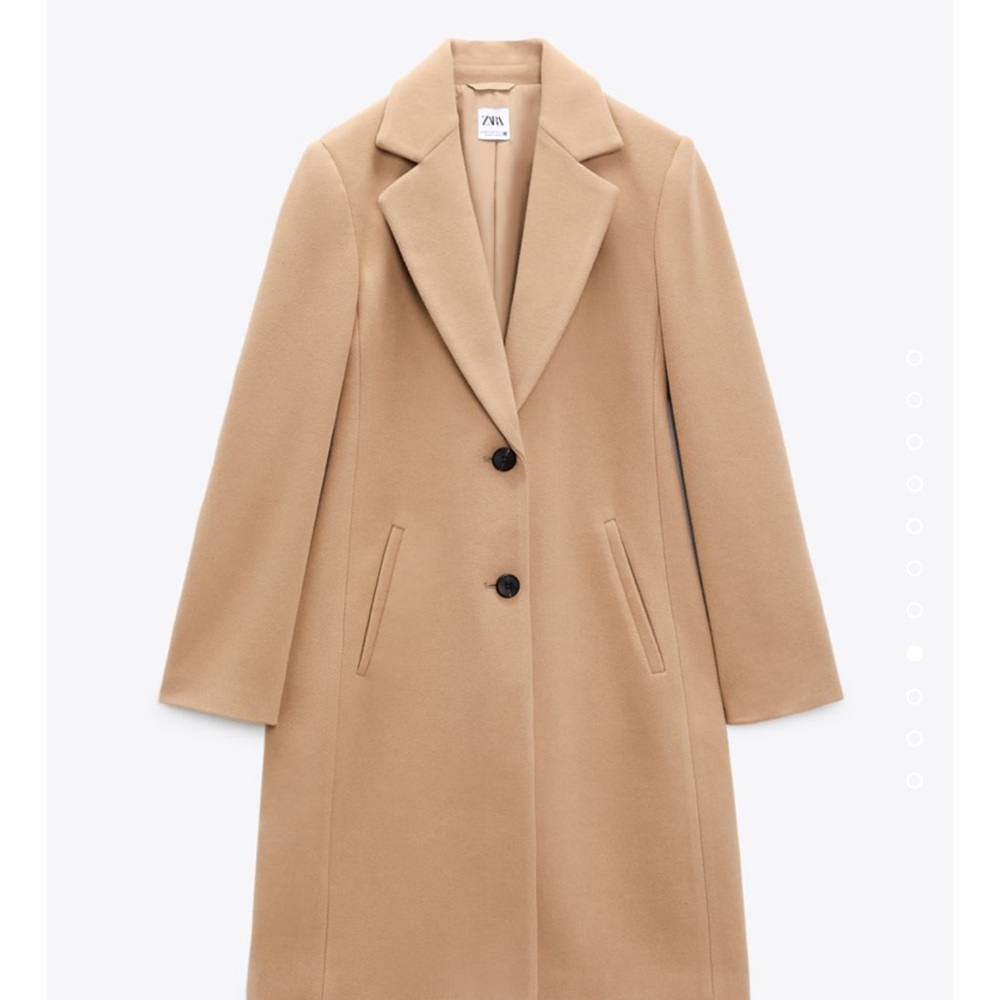 NWT Zara Fitted Soft Coat Size S